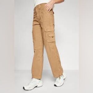 American Eagle 🆕 khaki baggy jogger stretch size 14
